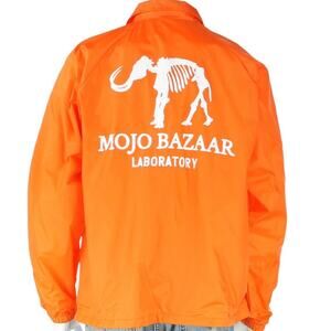 Mojo Bazaar Laboratory Capsule Collection Orange Windbreaker Snap Jacket